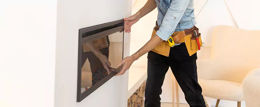 Metal Fireplace Installation in Martinez, California