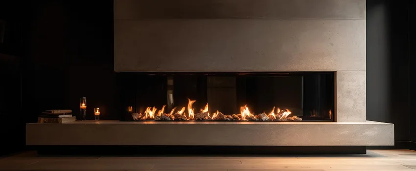 Gas Fireplace Ember Bed Design Services in Martinez, California