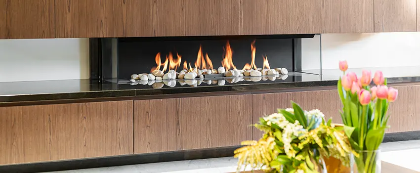 Double-height Fireplace Design Refurbishment in Martinez, California